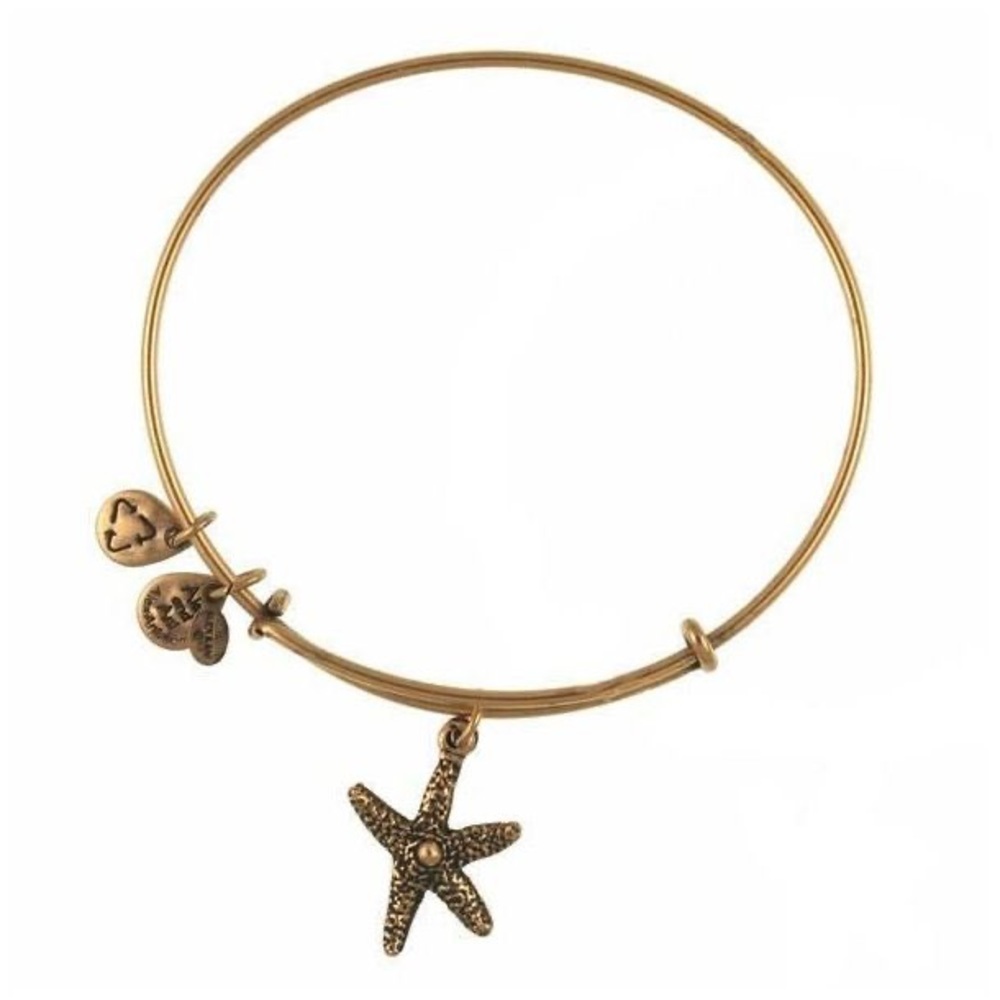Alex and Ani Gold Starfish Bracelet